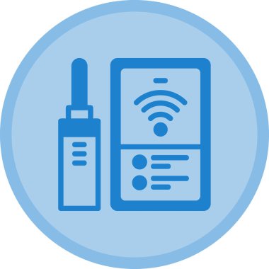 Cep telefonu. Web simgesi basit illüstrasyon