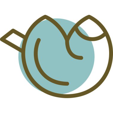 Kahve. Web simgesi basit illüstrasyon