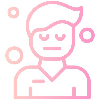 Sakallı bir adamın vektör çizimi