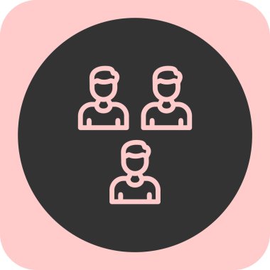 İnsan simgesinin vektör illüstrasyonu