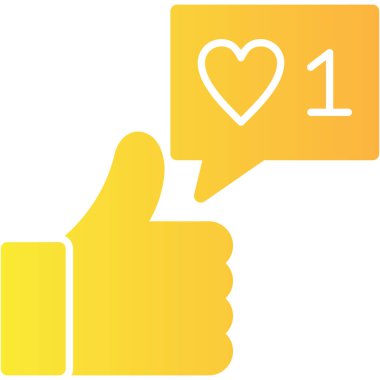 Simge vektör illüstrasyonunu Başparmaklar Yukarı