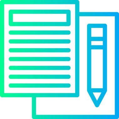 belge simgesi, vektör çizimi