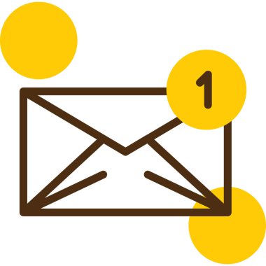 e- posta simgesi vektör illüstrasyonu