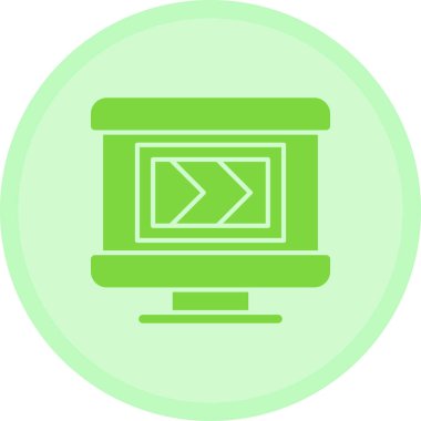 izleyici ikon vektör illüstrasyonu