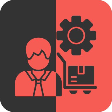 iş konsepti ikon vektör illüstrasyonu