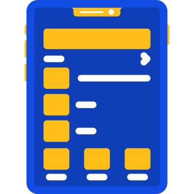 Tarayıcı. Web simgesi basit illüstrasyon