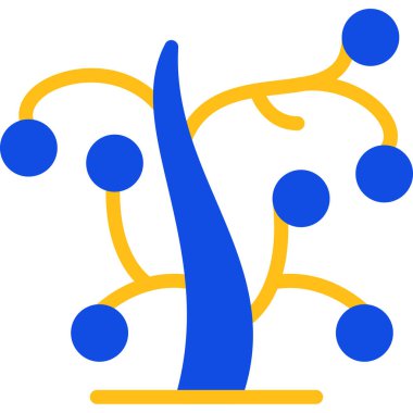 ağaç simgesi, vektör illüstrasyonu