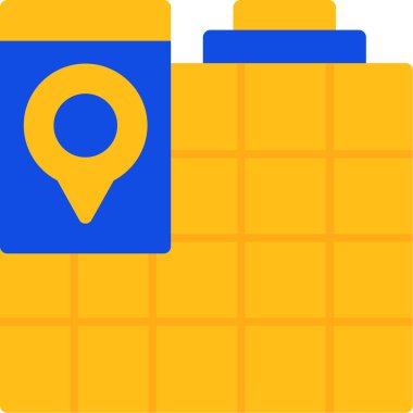 harita konumu simgesi düz biçimli