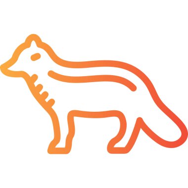 köpek simgesi vektörü beyaz arkaplanda izole edildi, köpek işareti, işaret