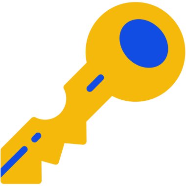 Anahtar. Web simgesi basit illüstrasyon