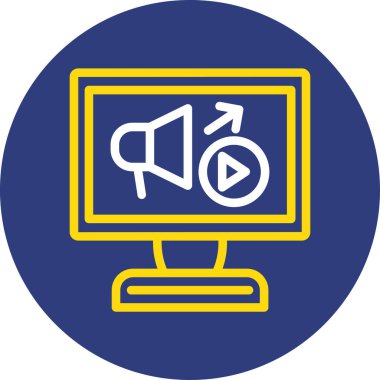 vektör izleyici simgesi illüstrasyonu