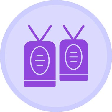 Televizyon. Web simgesi basit tasarım