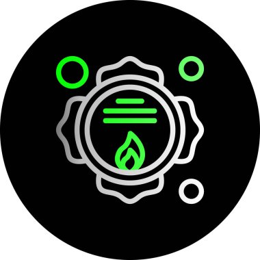 Gaz. Web simgesi basit illüstrasyon