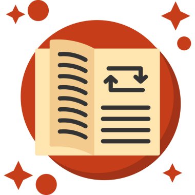 kitap simgesi vektör illüstrasyonu