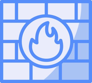 Bina. Web simgesi basit illüstrasyon