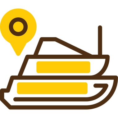 Harita iğnesi. Basit tasarım