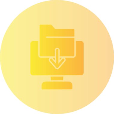 Dosya. Web simgesi basit illüstrasyon