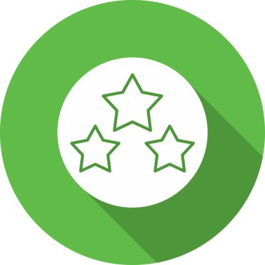 Moda stili izole edilmiş arkaplanda favori derecelendirme simgesi