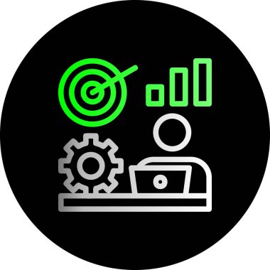 Moda arka planında vektör seo simgesi