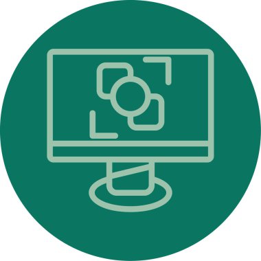 seo modern simgesinin vektör illüstrasyonu