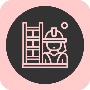 vektör yapı simgesi, vektör illüstrasyonu