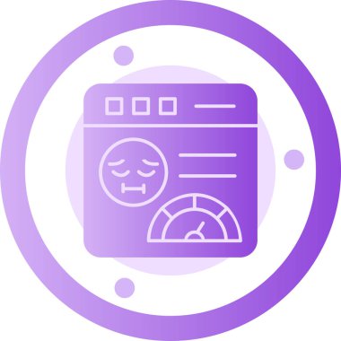 Tıbbi maskenin modern bir simgesinin vektör çizimi