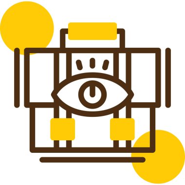 Göz simgesi, vektör illüstrasyonu