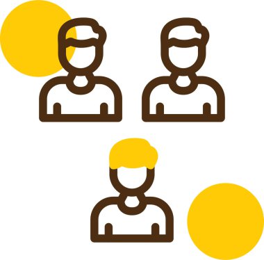 Takım toplantısı. Web simgesi