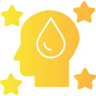 Damlalı bir su damlasının vektör çizimi