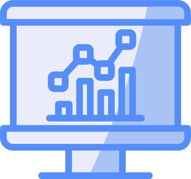 ticari grafik vektör simgesi