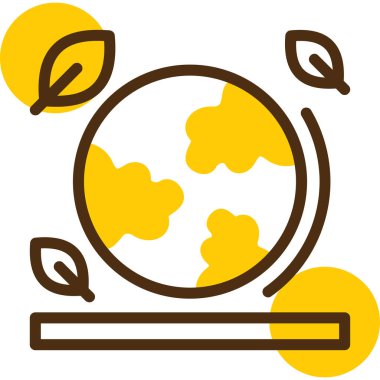 Küre. Web simgesi basit illüstrasyon