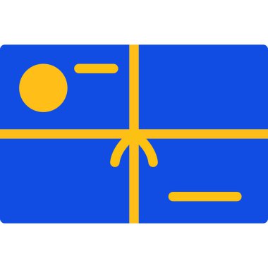 hediye web simgesi basit illüstrasyon