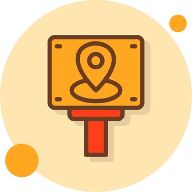 navigasyon konumu pin simgesi