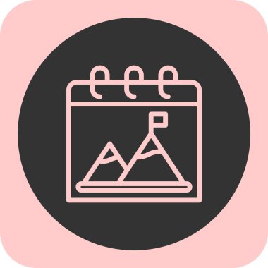 Modern eğitim ikonunun vektör illüstrasyonu