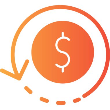 Dolar işareti. Basit tasarım