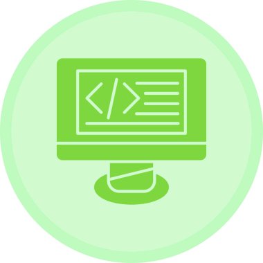 Web Geliştirme modern simgesi, vektör illüstrasyonu