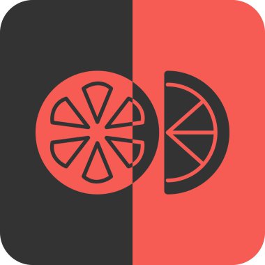 limon simgesinin vektör dilimi