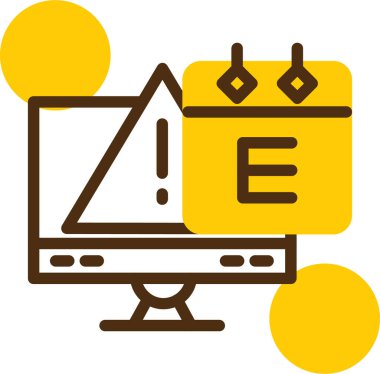 Takvim. Web simgesi basit illüstrasyon