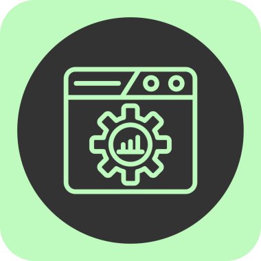 Uygulama simgesinin vektör illüstrasyonu