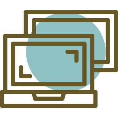 bilgisayar simgesi vektör illüstrasyonu