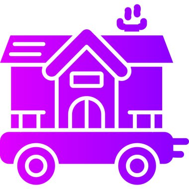 - Araba. Web simgesi basit illüstrasyon