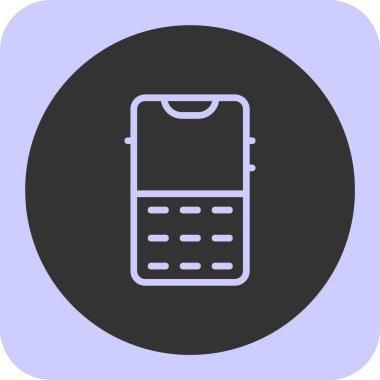 Eşsiz Telefon Vektörü Kabartma Simgesi