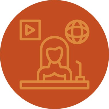 modern simge vektör illüstrasyonu