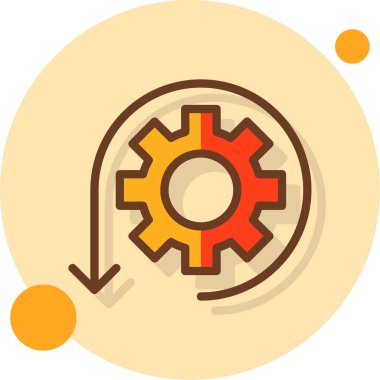 Dişliler. Web simgesi basit tasarım