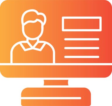 Seo simgesinin vektör illüstrasyonu