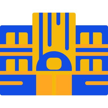 Yapı inşaat simgesi - taslak biçimi