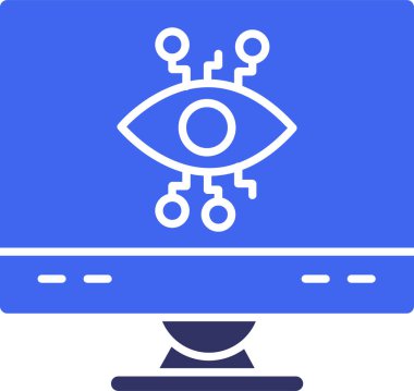 Modern bir simgenin vektör illüstrasyonu