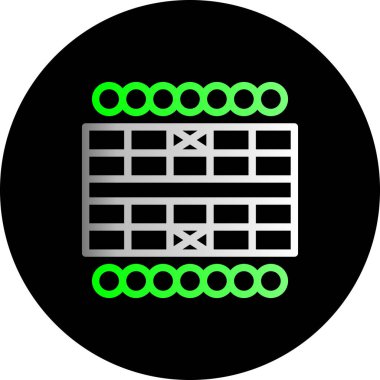  Çin Satranç ikonu düz illüstrasyon