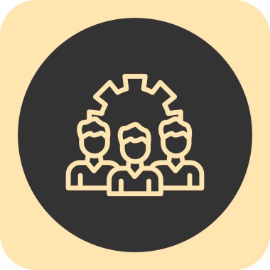 İnsan simgesinin vektör illüstrasyonu