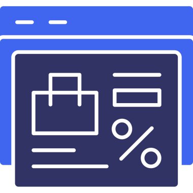 tarayıcı web simgesi basit illüstrasyon